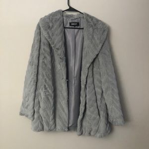 DKNY faux fur jacket